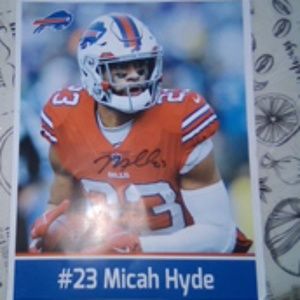 Signed poster of Micah Hyde